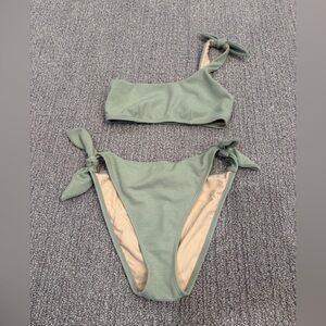 MINKPINK Olive Green Bikini Set